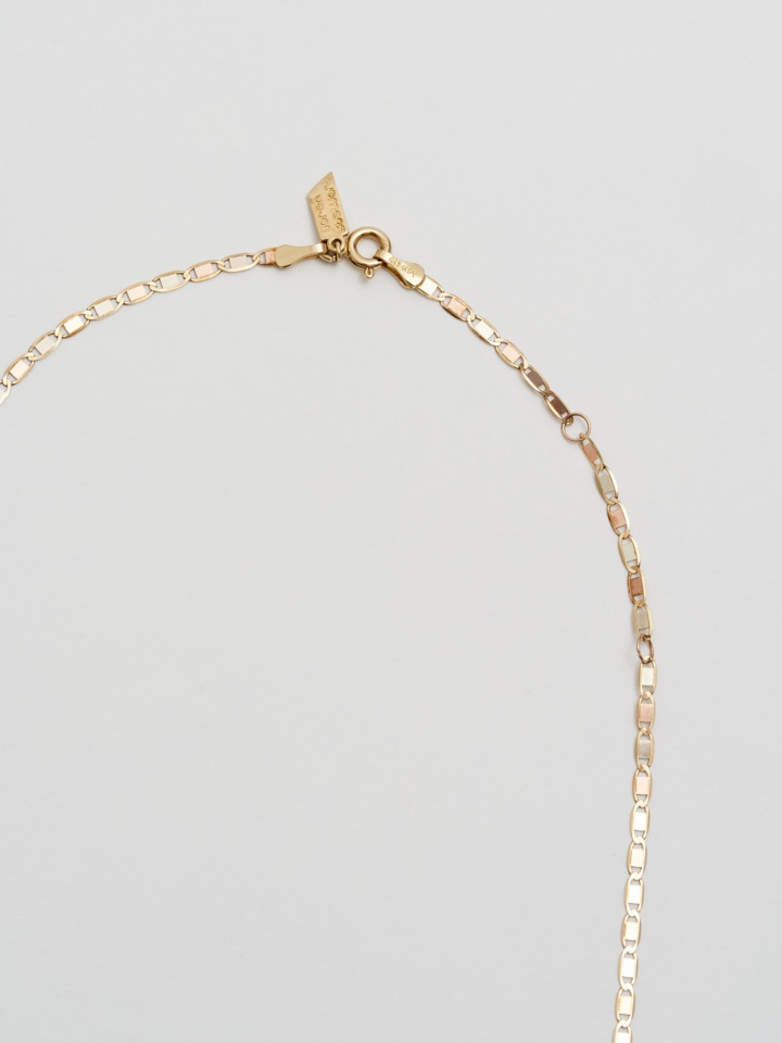 V Logo Chainlink Choker in Gold - Valentino