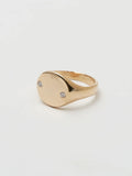 Diamond Duo Baby Signet