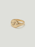 Diamond Duo Baby Signet