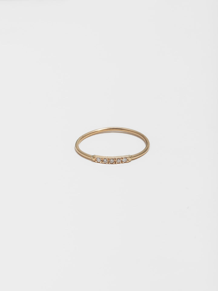 Diamond Baby | Subtle Modern Diamond Ring | Ele Keats Jewelry