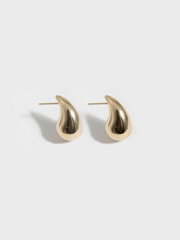 Puff Teardrop Studs - Archival Collection