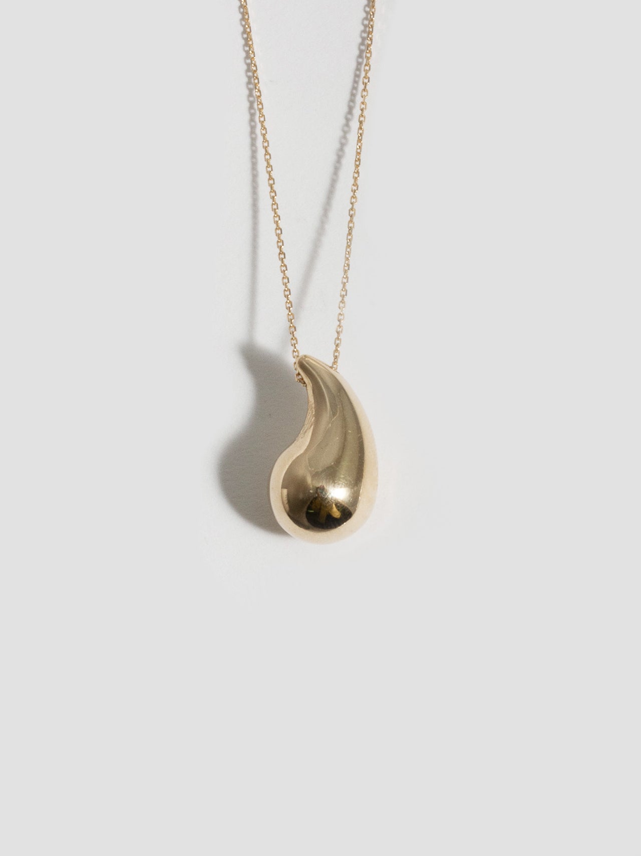 Puff Teardrop Necklace - Archival Collection