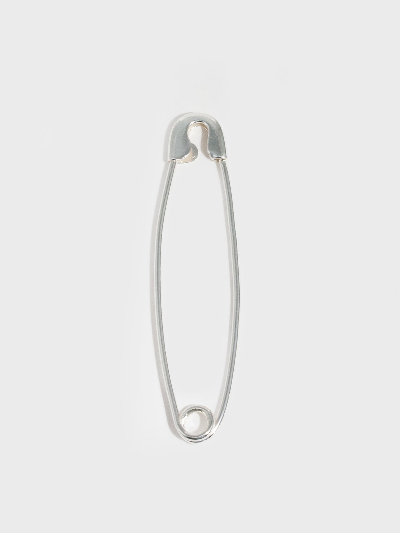 Jumbo Safety Pin pictured on light grey background. 