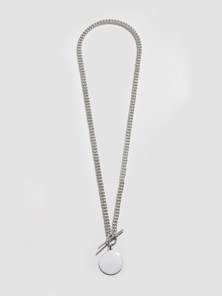 Industrial Disk & Toggle Necklace