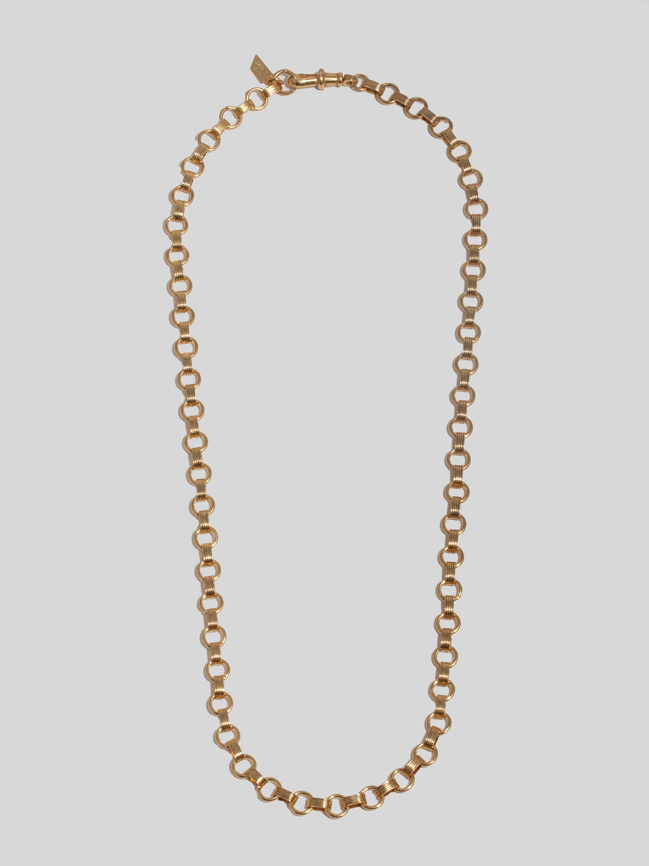 Vermeil Texture Life Saver Chain