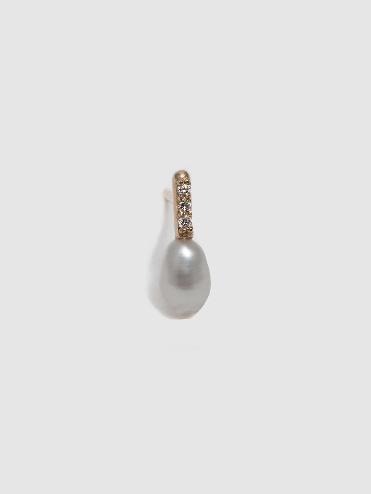 Diamond Pearl Stud - Archival Collection