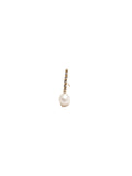 Diamond Rod Pearl Stud - Archival Collection