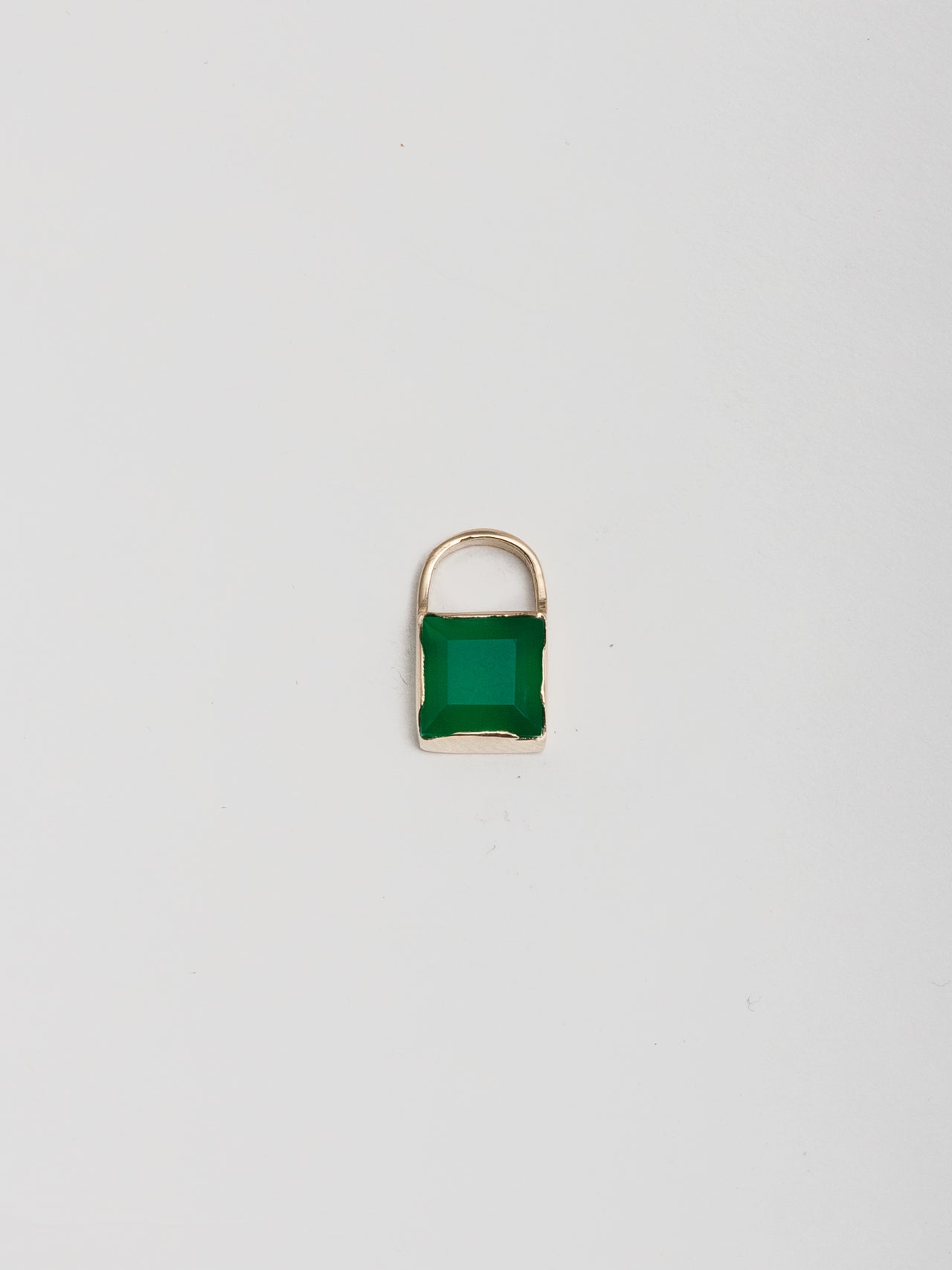 Gemstone Padlock Stud - Archival Collection