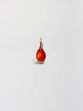 Fire Opal French Hook Earrings