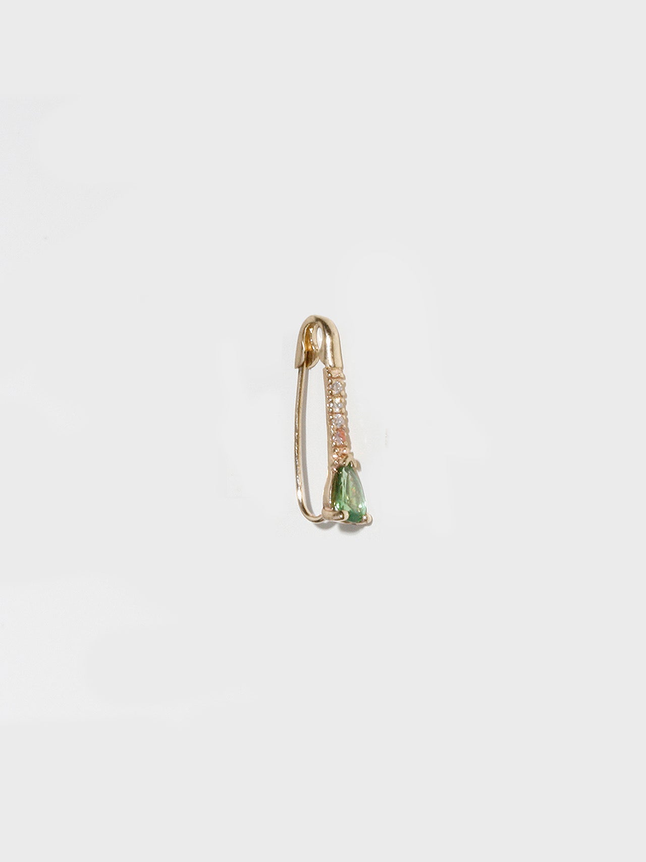 Mini Gemstone Diamond Safety Pin