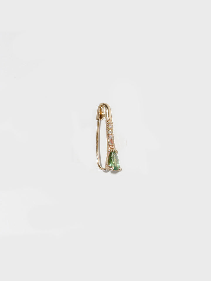 Mini Gemstone Diamond Safety Pin